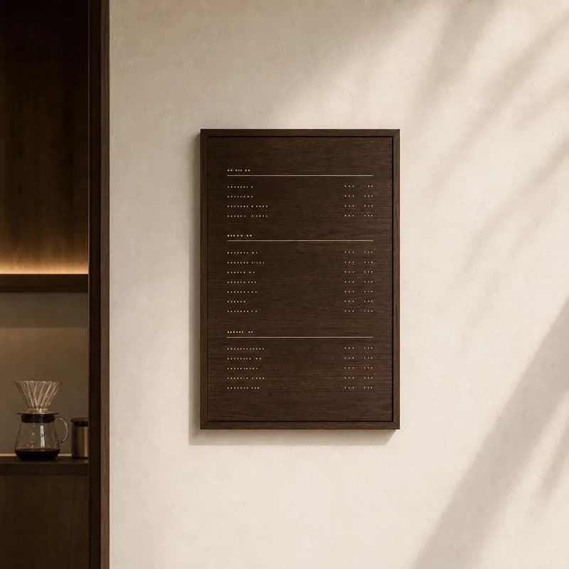 menu board